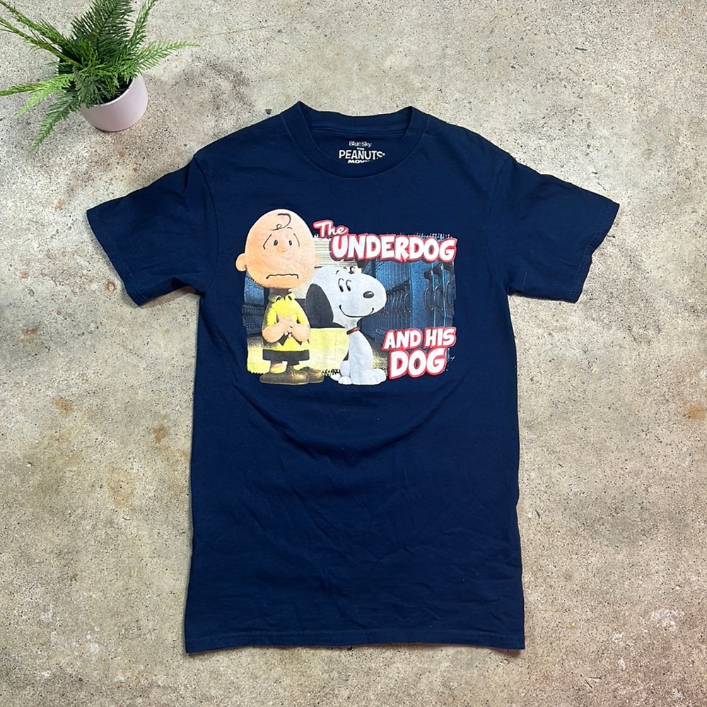 The Peanuts Movie Charlie Brown And Snoopy The Underdog and his Dog Graphic T